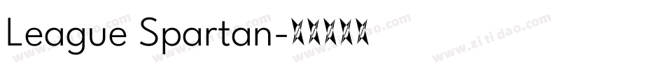 League Spartan字体转换